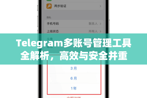 Telegram多账号管理工具全解析，高效与安全并重-第1张图片-TG下载-Android版 - Telegram官网
